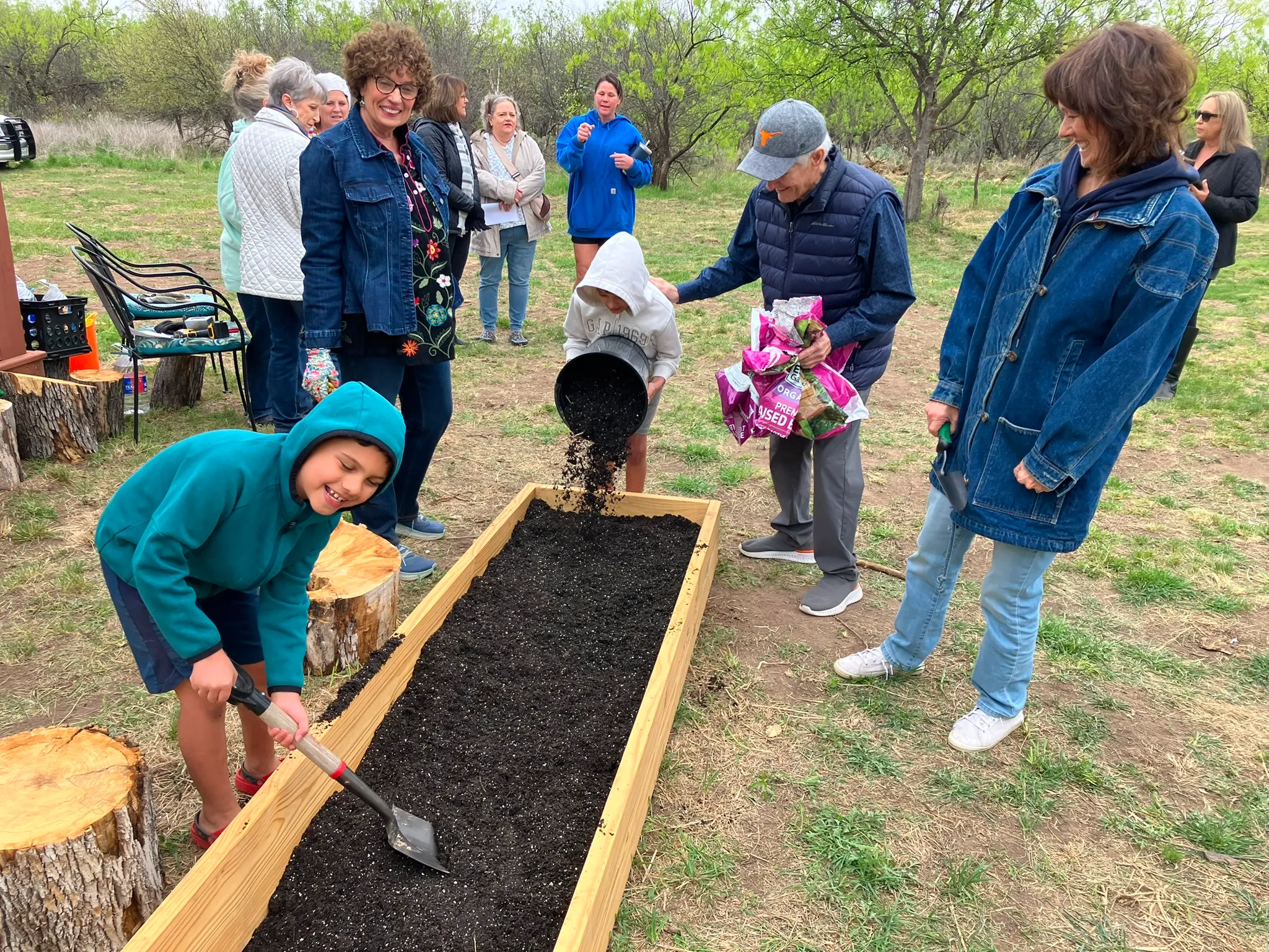 planting flowers
